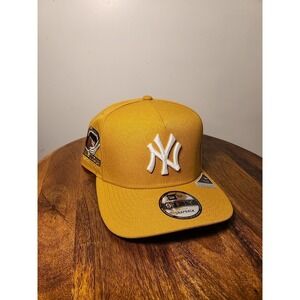 New Era Brown New York Yankees A-FRAME 9Fifty Hat Yankee Stadium Bronx Patch New